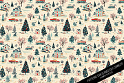 Vintage Holiday 2 Digital Paper, a Pattern Graphic by Chromolume Studio (Thumbnail 28 of 28)