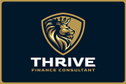 Majestic Lion with Gold Crown Logo, a Branding & Logo Template by Suhandi (Thumbnail 2 of 4)