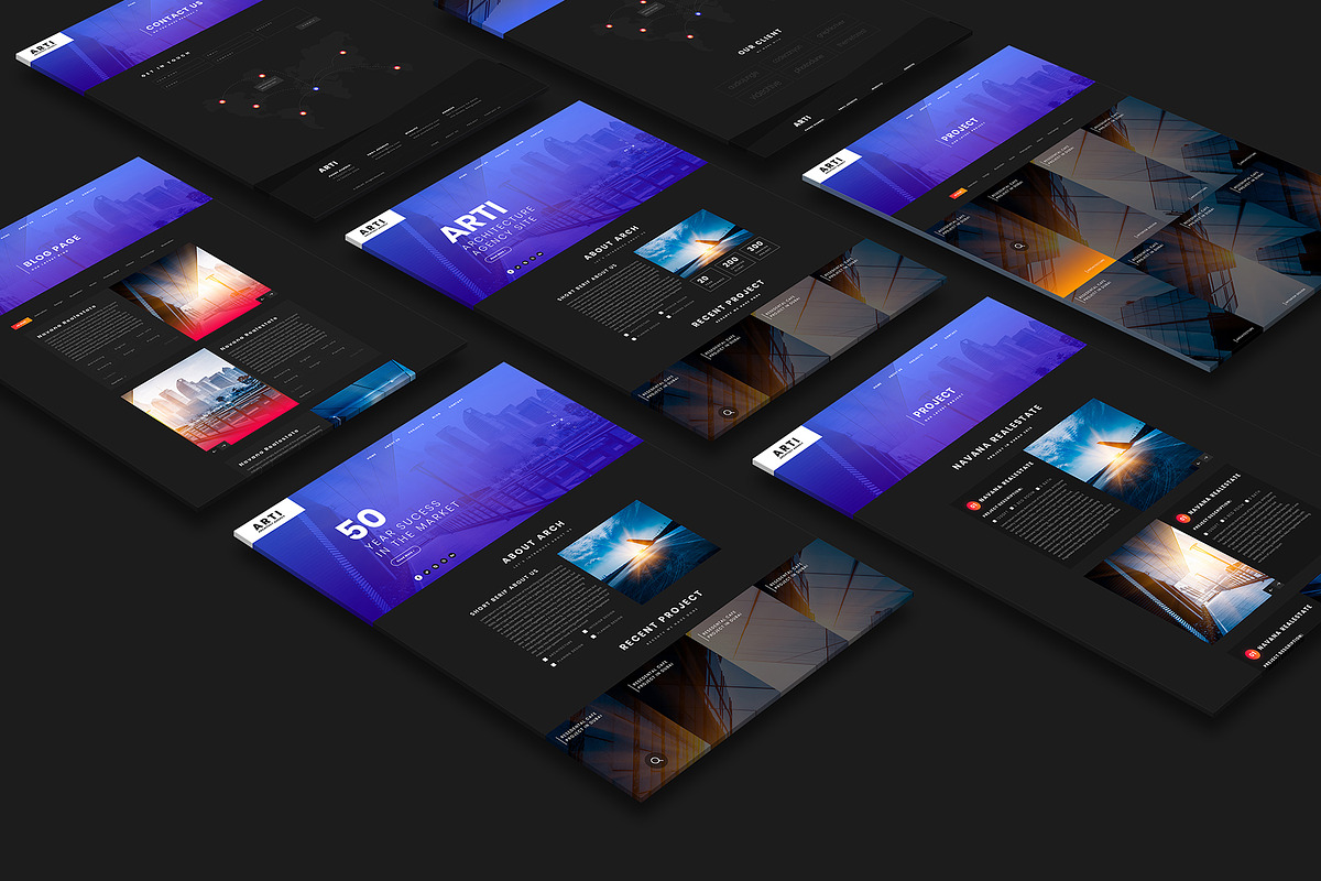 Architecture Agency Portfolio HTML5, a HTML Template by RiveupDigital (Photo 2 of 2)