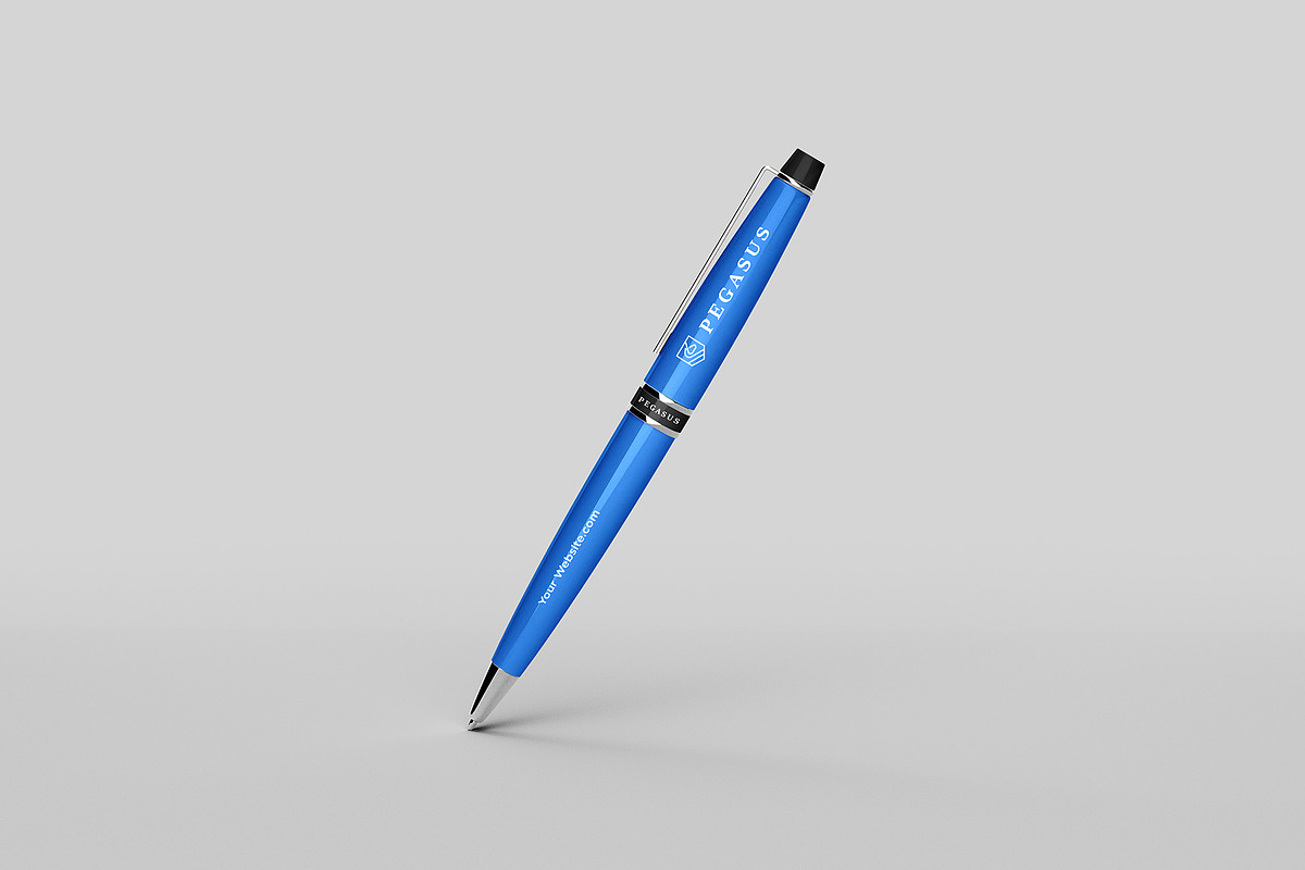 Ballpoint Pen Mockup - 8 views, a Pens & Pencil Mockup by Illusiongraphic (Photo 7 of 26)
