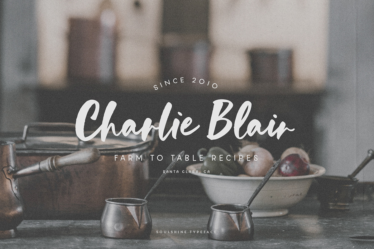 Soulshine Brush Script, a Font by Callie Rian & Co. (Photo 4 of 15)
