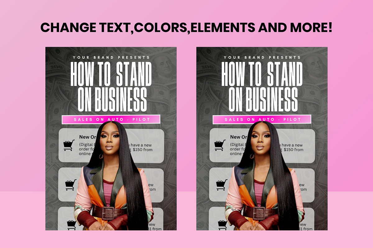 Business E-book Cover Template, a Marketing Template by Lux Logo Studios (Photo 3 of 4)