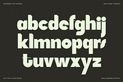 SLTF Tight Flight - Bold Funky Font, a Sans Serif Font by SilverStag Type Foundry (Thumbnail 19 of 19)
