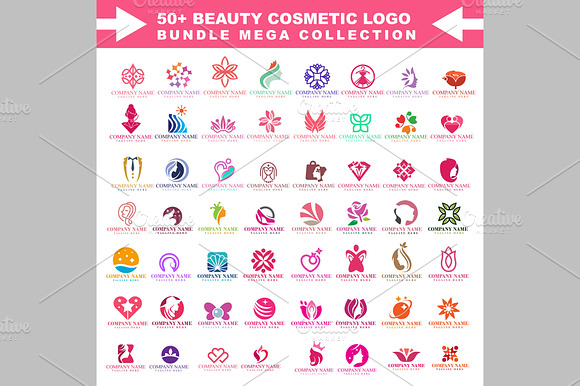 Beauty Logo Mega Bundel 50+ preview 2