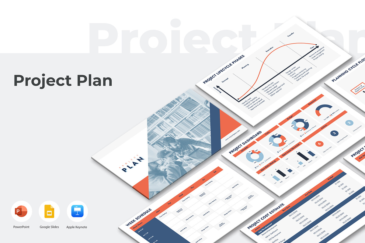 Project Plan Presentation, a Presentation Template by JetzTemplates (Photo 1 of 4)