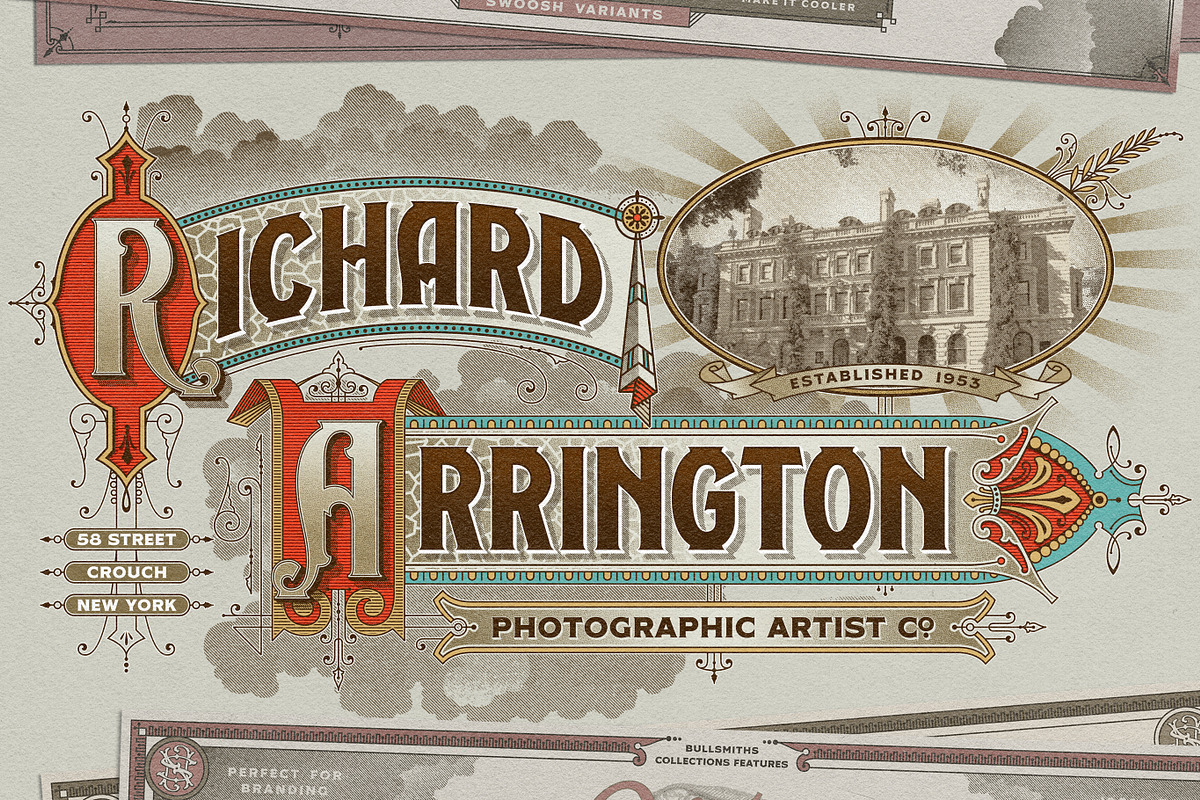 NS BULLSMITH Fonts preview 7