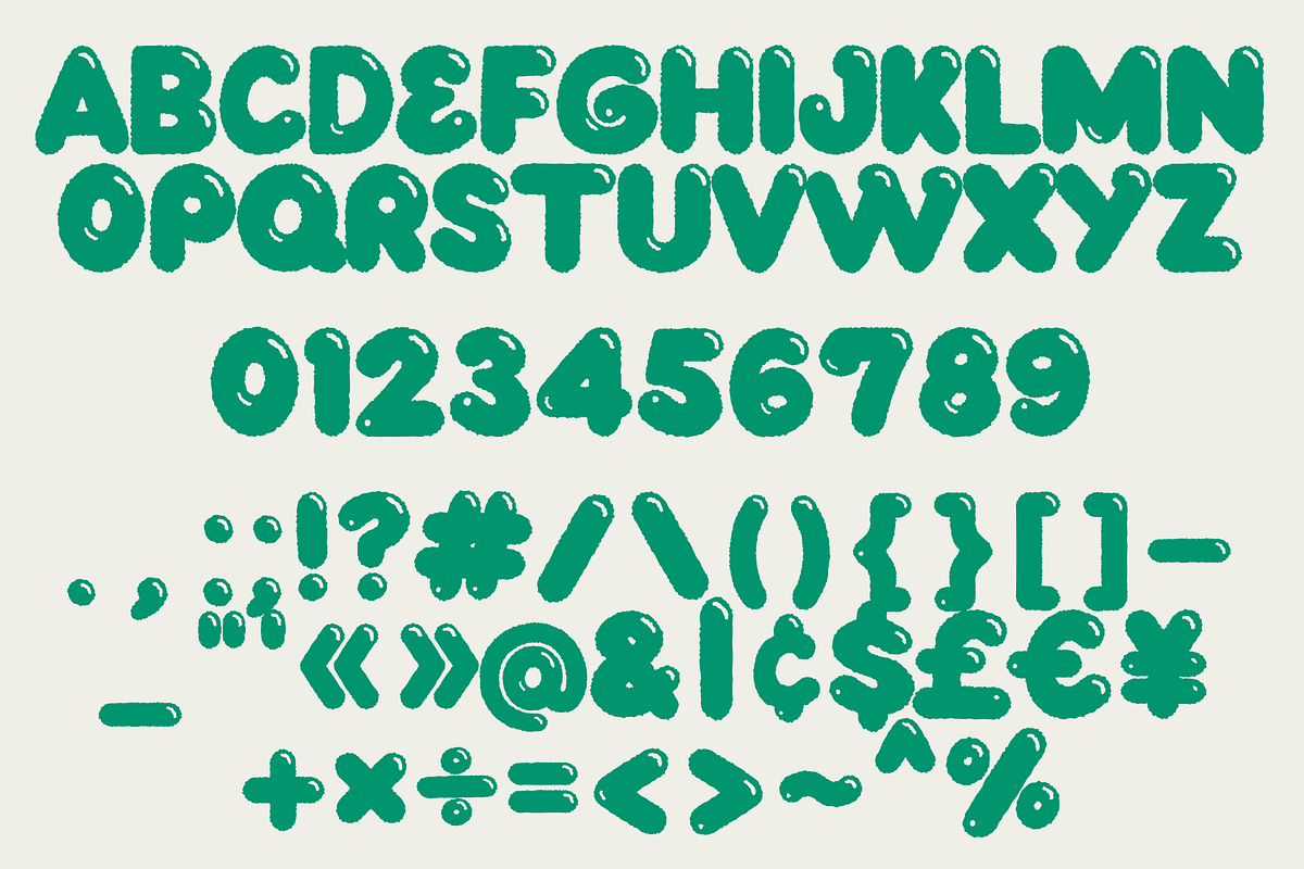 PEPPY — hand-drawn bouncy font, a Handwritten Font by Studio Noppo (Photo 5 of 7)