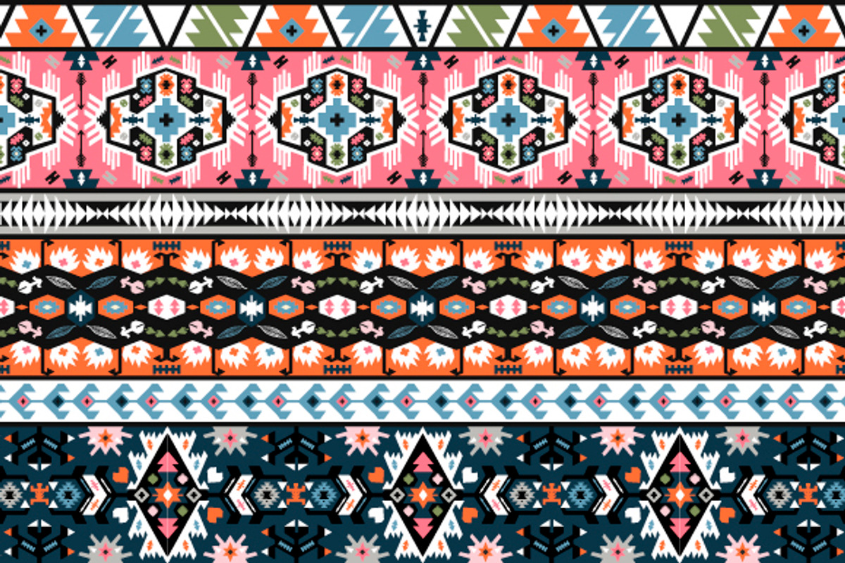 Collection of Tribal Patterns, a Pattern Graphic by tomuato (Photo 4 of 4)