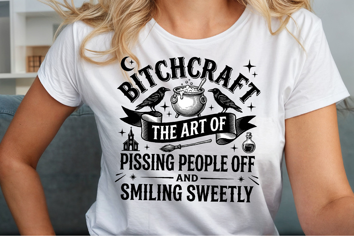 Funny Halloween PNG, Witch Png, a Work Illustration by Sublimation Artist (Photo 5 of 9)