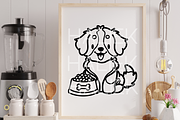 Bernese Mountain Dog Procreate Stamp, a Brush Add-On by HalieKStudio (Thumbnail 8 of 9)