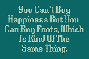 Cross Stitch Classic Font