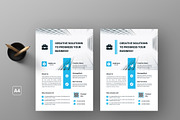 Minimal Clean Business Flyer Design, a Flyer Template by mijli (Thumbnail 4 of 12)