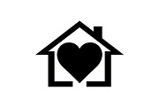50 Home Love Heart House Icon Set Bu, an Illustration by Gaye Art (Thumbnail 7 of 51)