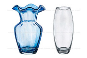 Watercolor glass vases clipart set, an Illustration by ArtfulStudio (Thumbnail 9 of 9)