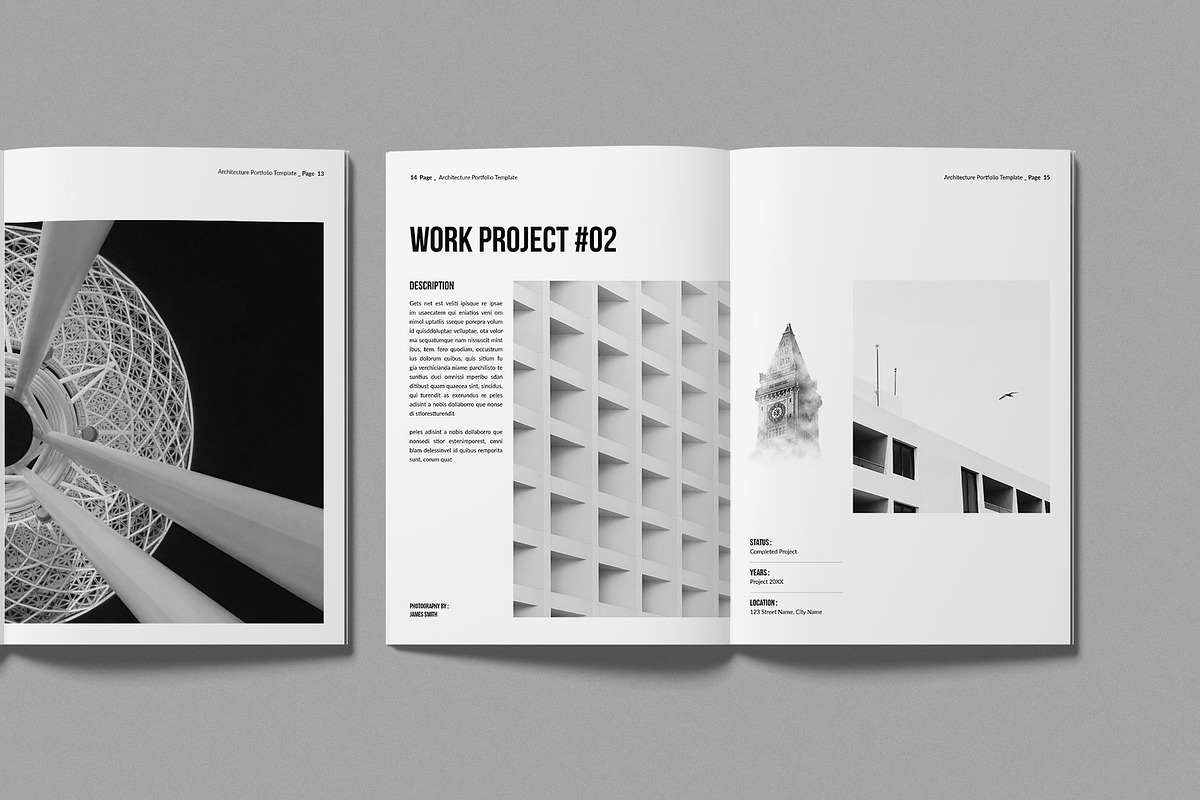 Architecture Portfolio Template, a Brochure Template by Work-Envance (Photo 6 of 10)