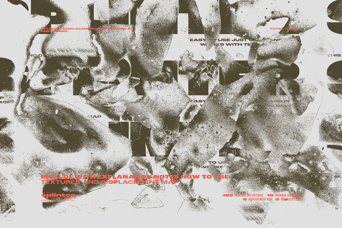 Splinter Textures Set, a Texture Graphic by nicholasasmita (Photo 14 of 22)
