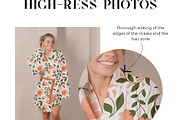 Kimono Dress Mockup Bundle + Freebie, an Apparel Mockup by Neutral Mockups (Thumbnail 7 of 8)