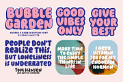 Bubble Garden - Playful Bubble Font, a Sans Serif Font by Four Lines Std. (Thumbnail 9 of 11)