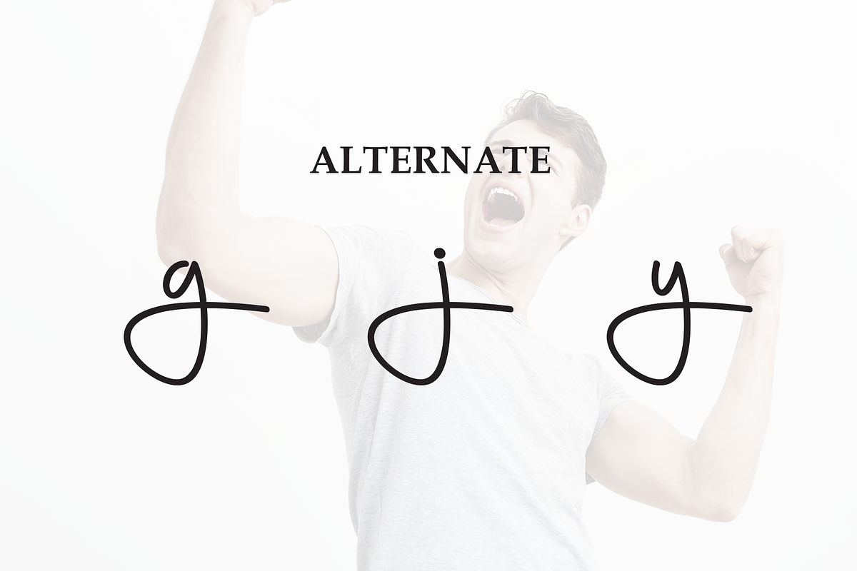 Stronger | Script Font, a Handwritten Font by Scratchones (Photo 8 of 9)
