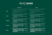 Gexo Sans - elegant font, a Sans Serif Font by Java pep (Thumbnail 11 of 11)