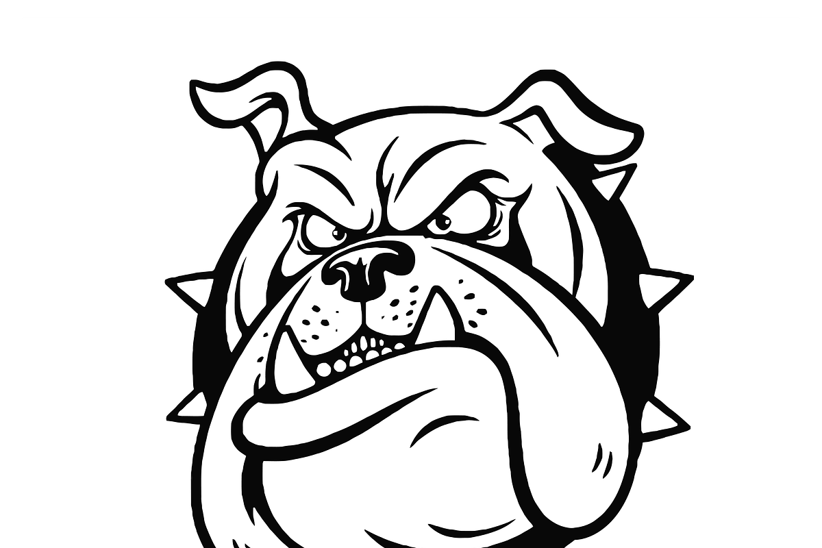 Fierce Bulldog Mascot Design, an Object Illustration by CarWrap design (Photo 1 of 5)
