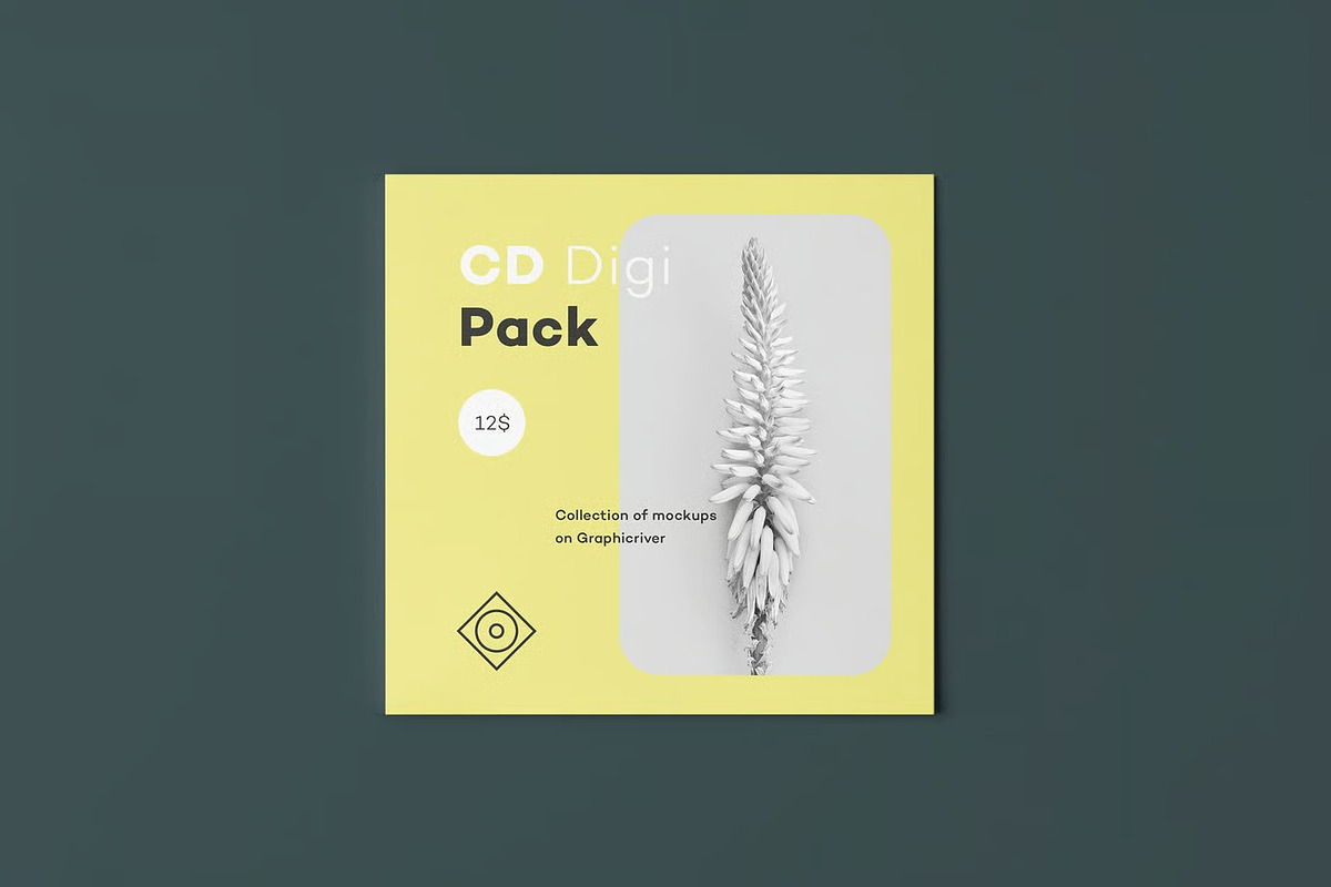 CD Digi Pack Mockup, an Advertising Mockup by DesignRushMarket (Photo 8 of 16)