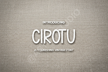 Cirotu | High-End Modern Serif Typef