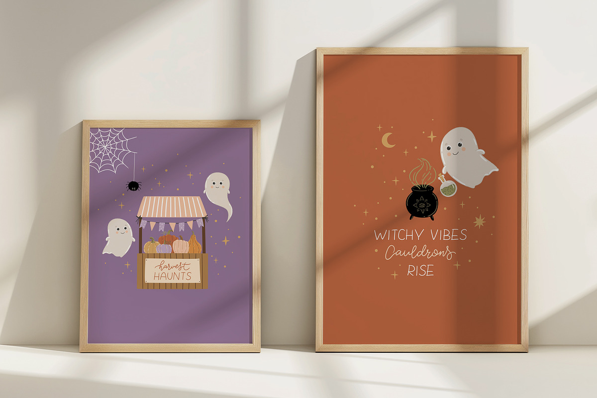 Halloween Vector Clipart & Patterns, a Decorative Illustration by Jenny Quince (Photo 8 of 14)