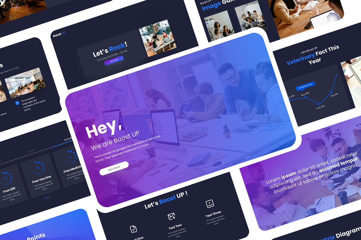 600+ Powerpoint Slides Bundle, a Presentation Template by Hammad Arif (Photo 8 of 27)