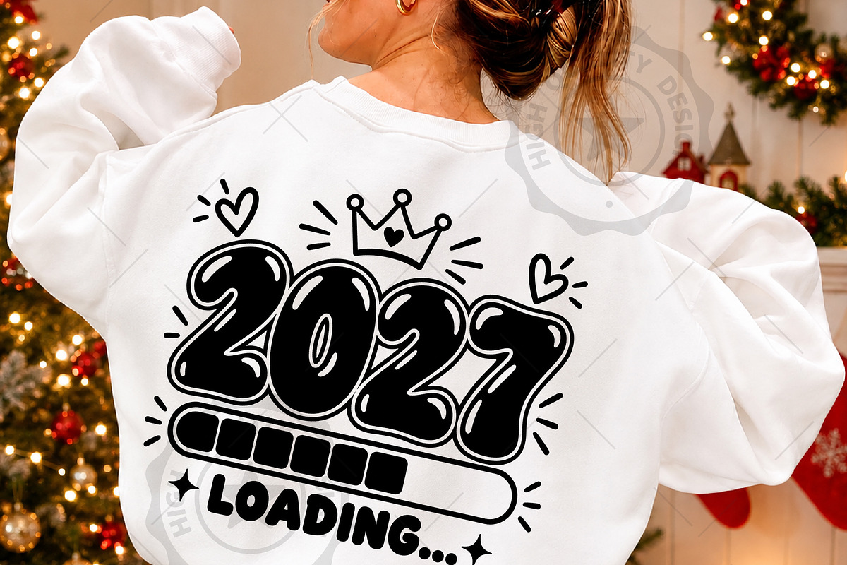 New Year 2027 PNG Sublimation Bundle, a Seasonal Illustration by OK Design (Photo 5 of 6)