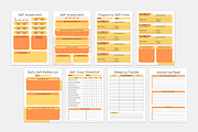 Self Care Help Planner Canva, a Stationery Template by MNT-Creator (Thumbnail 6 of 8)