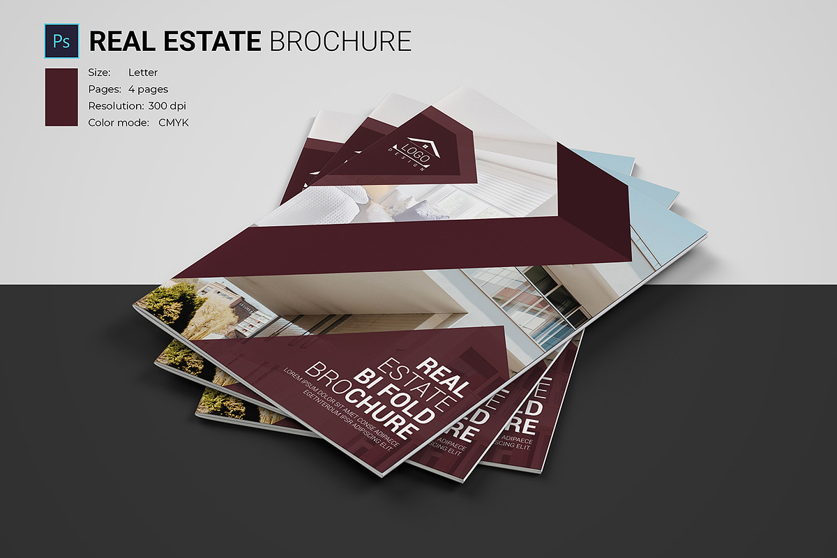 Real Estate Brochure, a Brochure Template by crazyOWL (Photo 1 of 3)