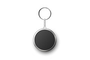 Vector Keychain with Ring and Chain., an Object Graphic by Gomolach (Thumbnail 5 of 5)