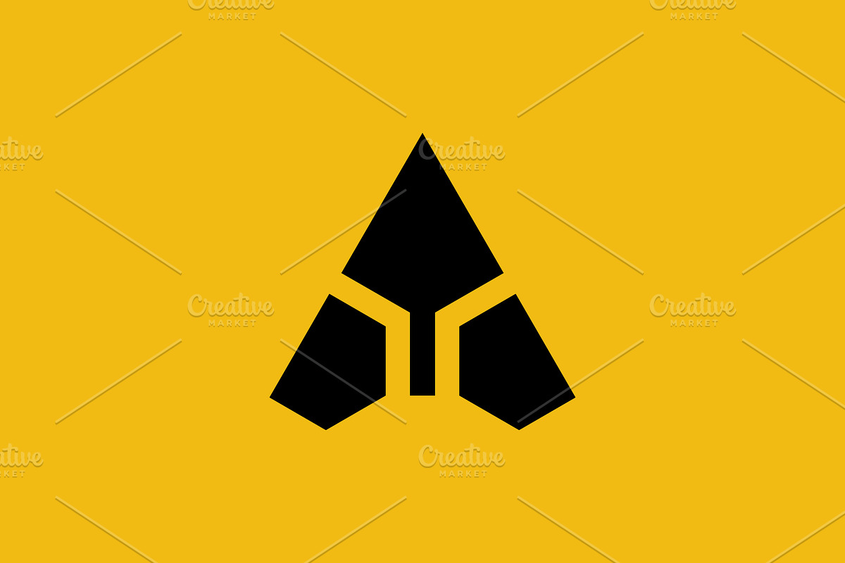 simple elegant house spear logo, a Branding & Logo Template by Rasagama Studio