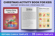 Christmas Activity Book For Kids, a Stationery Template by Shumaya (Thumbnail 1 of 6)