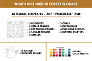 Folksy Florals Design Bundle, a Texture Illustration by On the Mark Designs (Thumbnail 3 of 11)