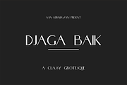 DJaga Baik (A classy Grotesque Sans), a Sans Serif Font by Akdesain (Thumbnail 1 of 5)