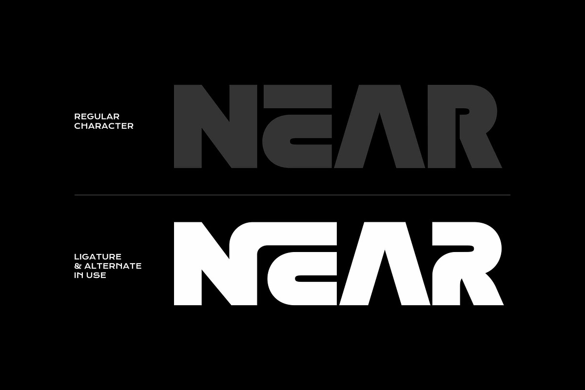 Unesa - Modern Futuristic Typeface, a Sans Serif Font by Imoodev (Photo 4 of 6)