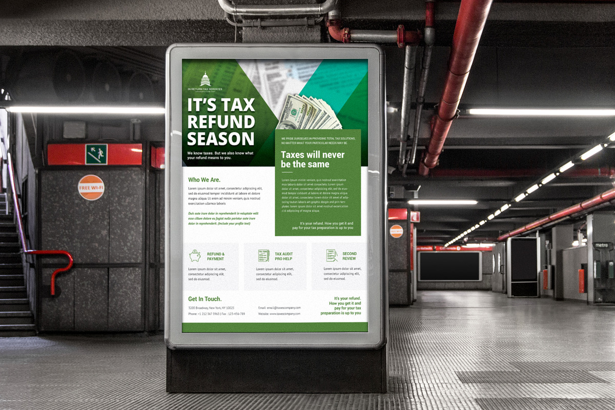 Income Tax Flyer, a Flyer Template by MadridNYC (Photo 2 of 3)