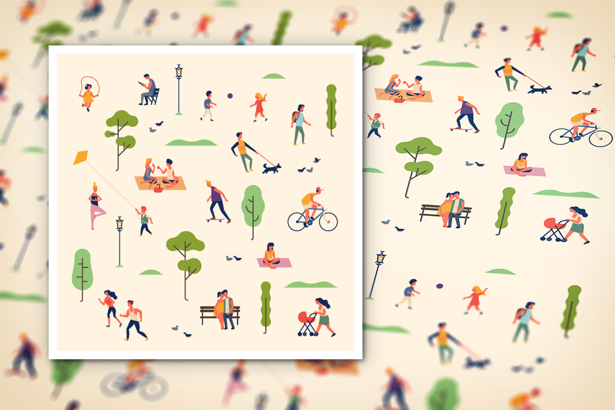 Summer in the park, a Person Illustration by Masha Tace (Photo 2 of 3)