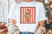 Christmas Coquette Stamps Gingerbrea, an Illustration by Libby Wishes (Thumbnail 2 of 5)