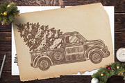 Hand Drawn Christmas Elements, a Decorative Illustration by alexrockheart (Thumbnail 6 of 9)
