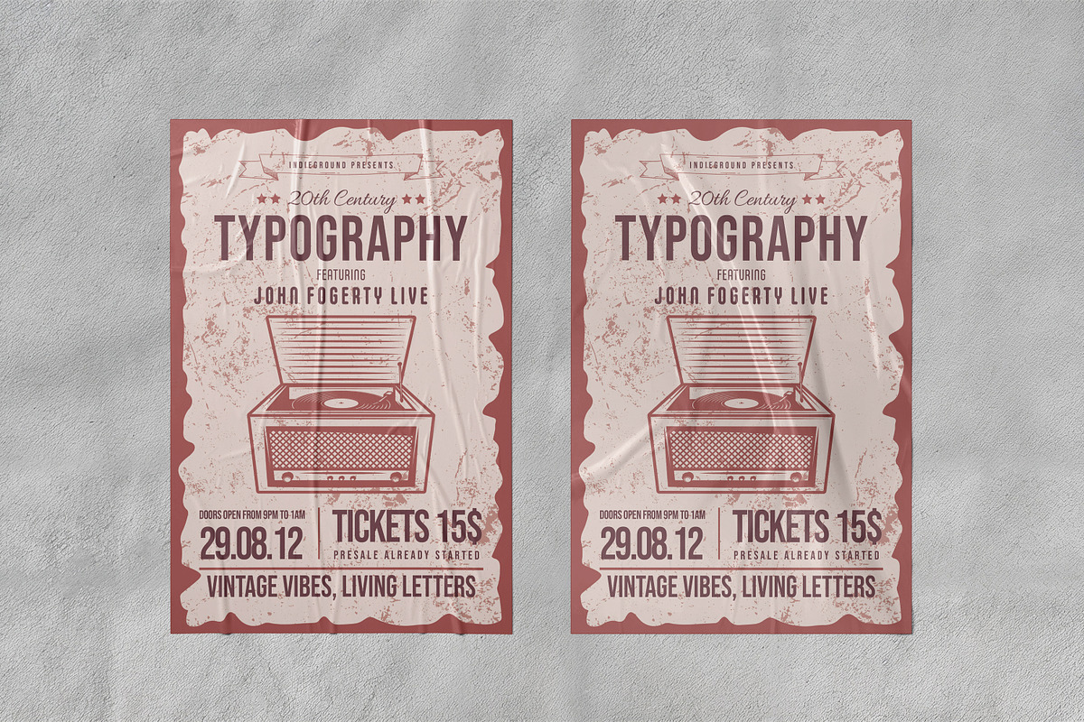 Typography Flyer Template preview 2