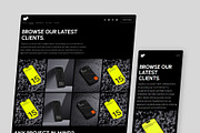 Black Agency Squarespace Template, a Squarespace Template by bonjourdsgnco (Thumbnail 3 of 6)