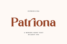 Patriona - Elegant Serif Font