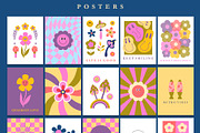 70s Retro Groovy gallery, posters, an Object Graphic by Sofico (Thumbnail 6 of 16)