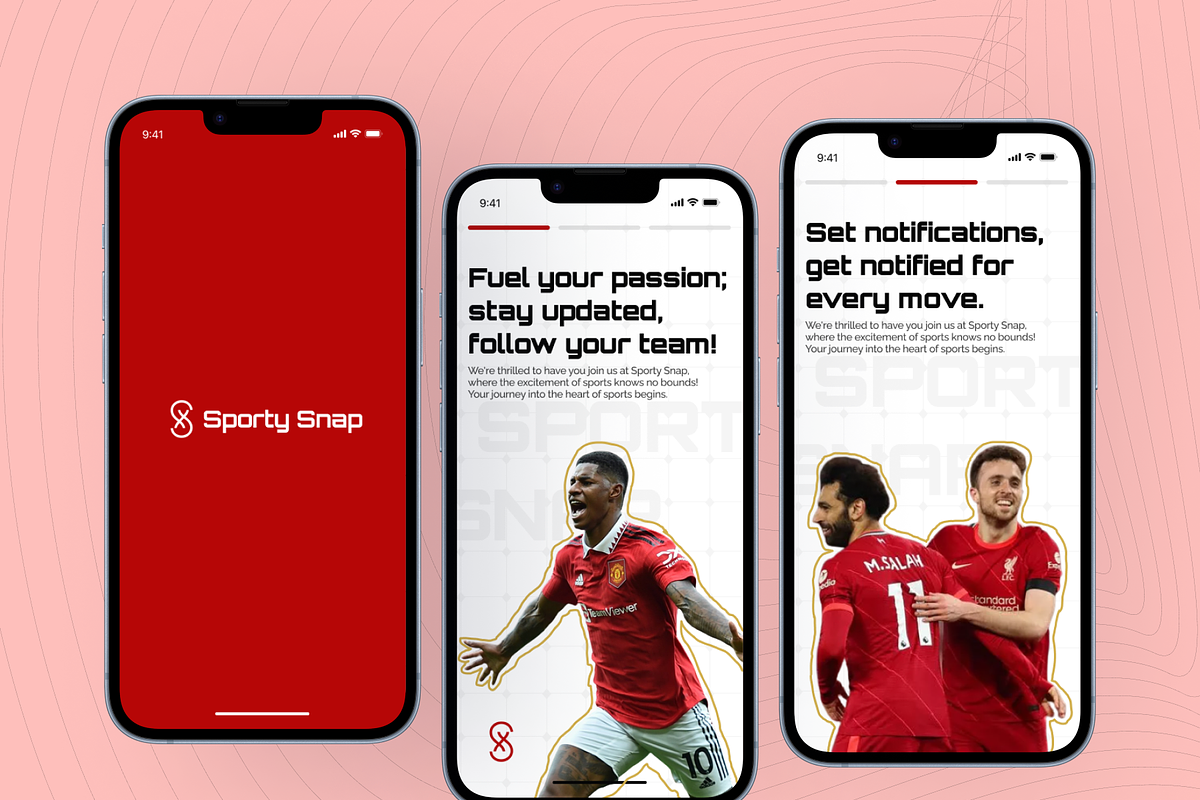 Sporty Snap - Football App UI Kit, an UI Kit Template by Digibulbo (Photo 3 of 8)