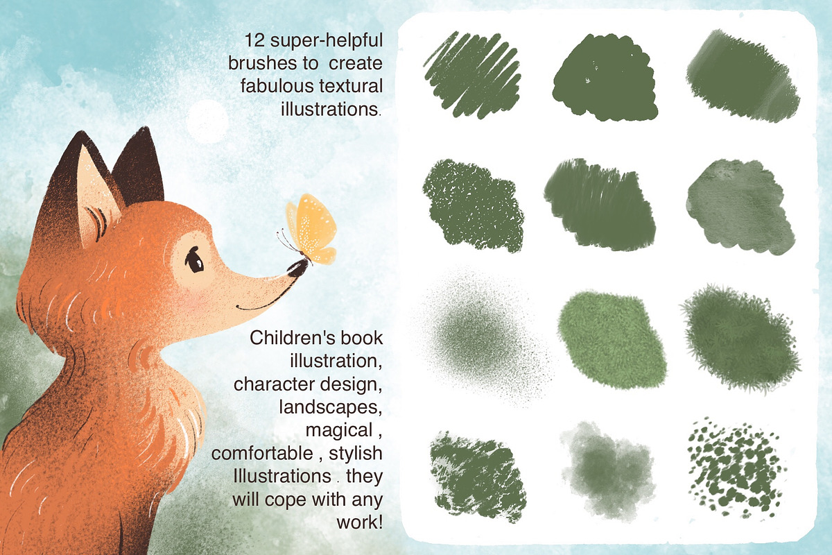 BUNDLE. Brushes for Procreate., a Brush Add-On by Maria Summer (Photo 9 of 32)