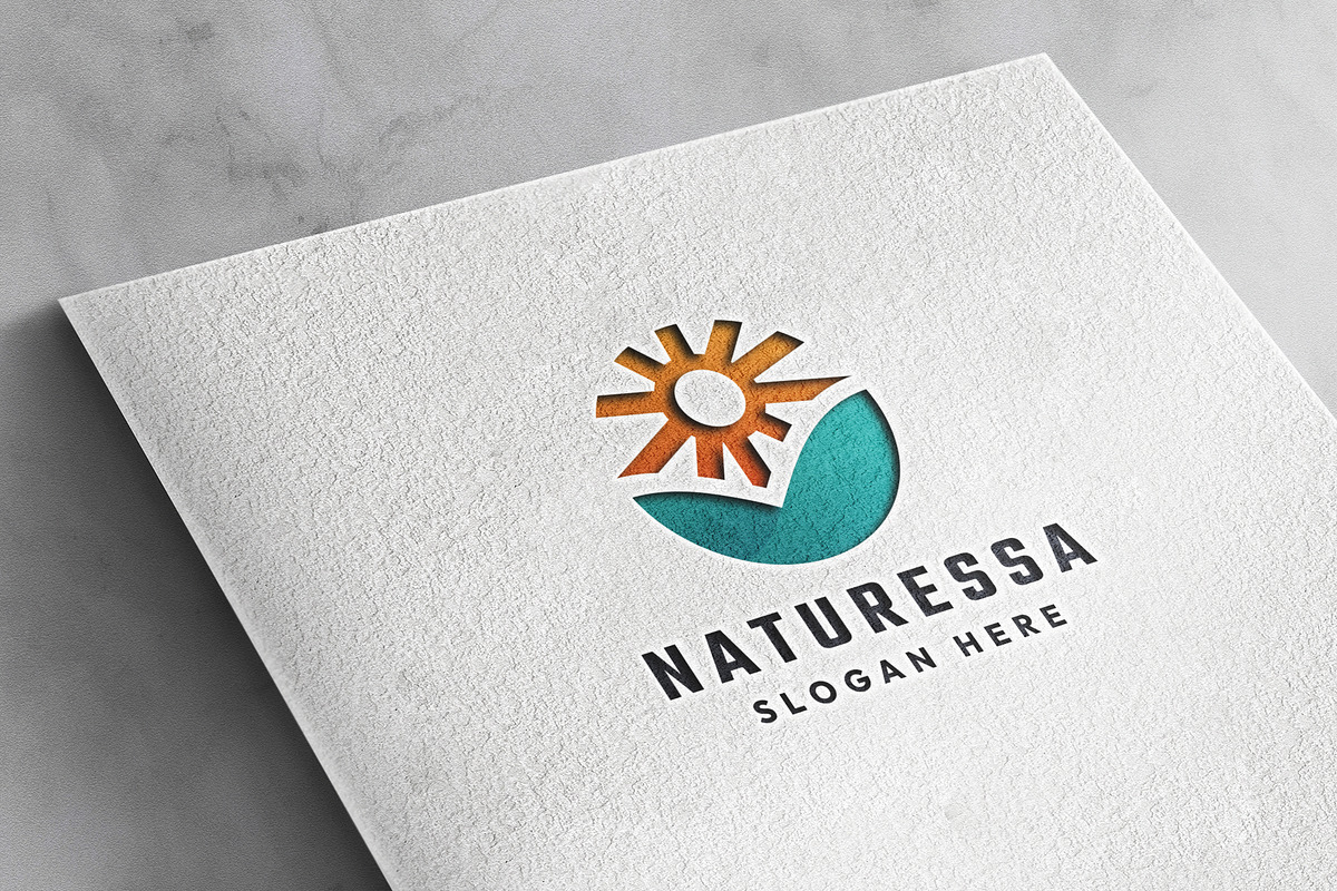 Sun Nature Tech Logo, a Branding & Logo Template by Design_Planet (Photo 3 of 3)