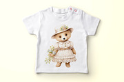 Teddy Bear Clipart,Watercolor Teddy, an Animal Illustration by vivastarkids (Thumbnail 4 of 4)